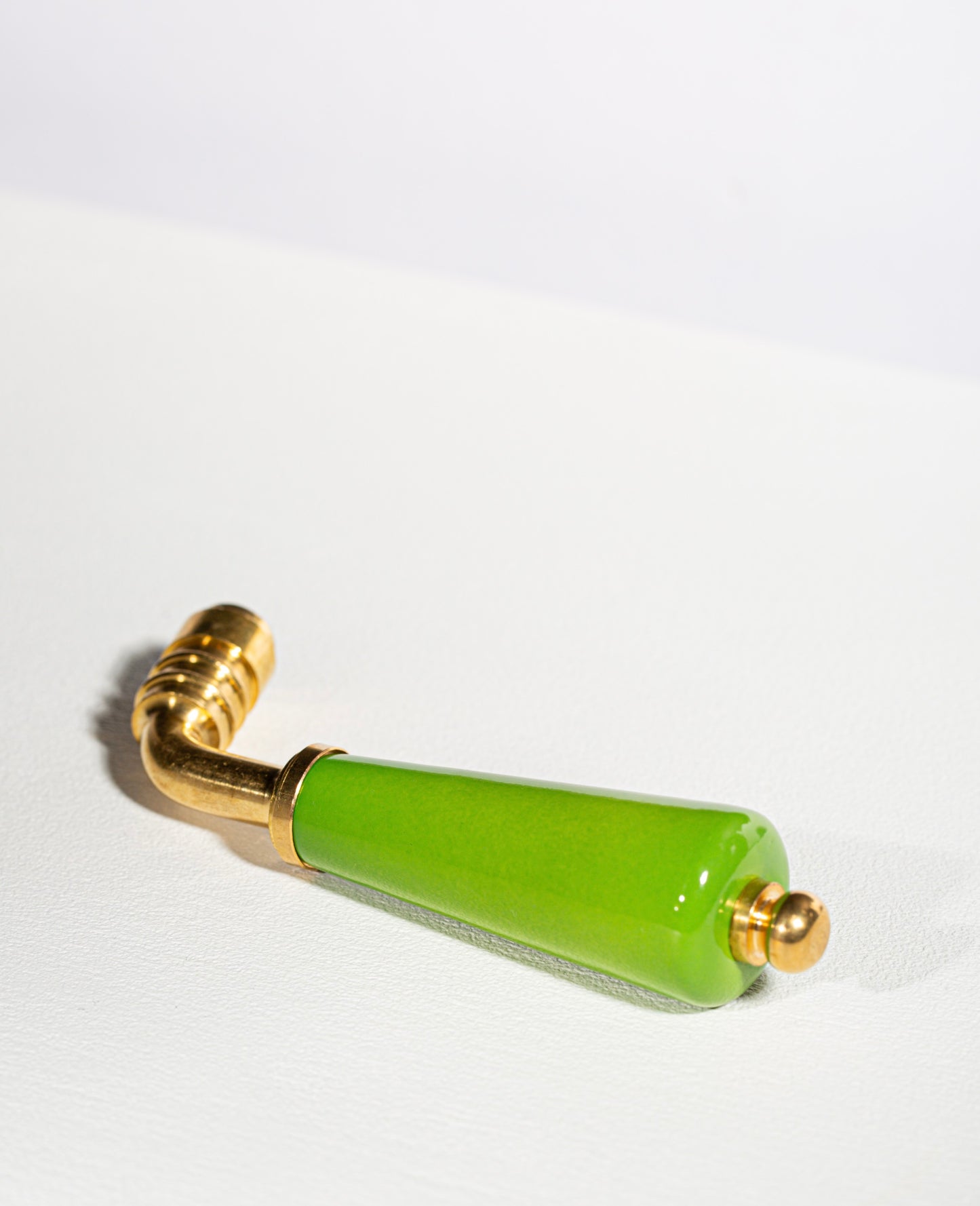 Poignée de porte en porcelaine Joy Vert
