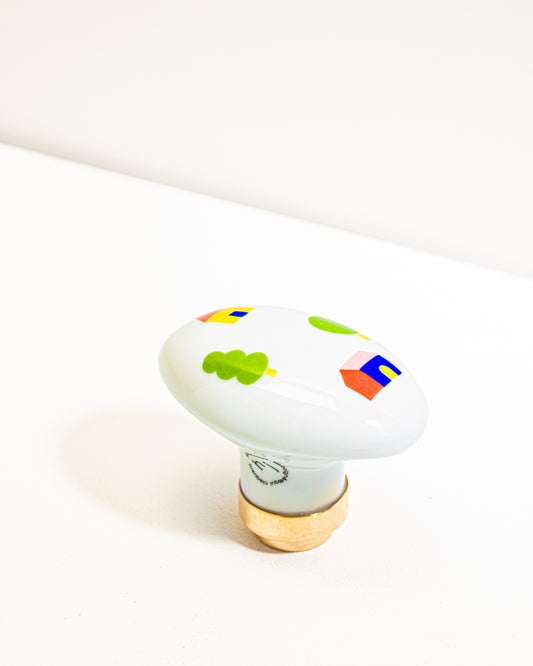 Bouton de porte ovale – Édition Chœur Cœur - Village