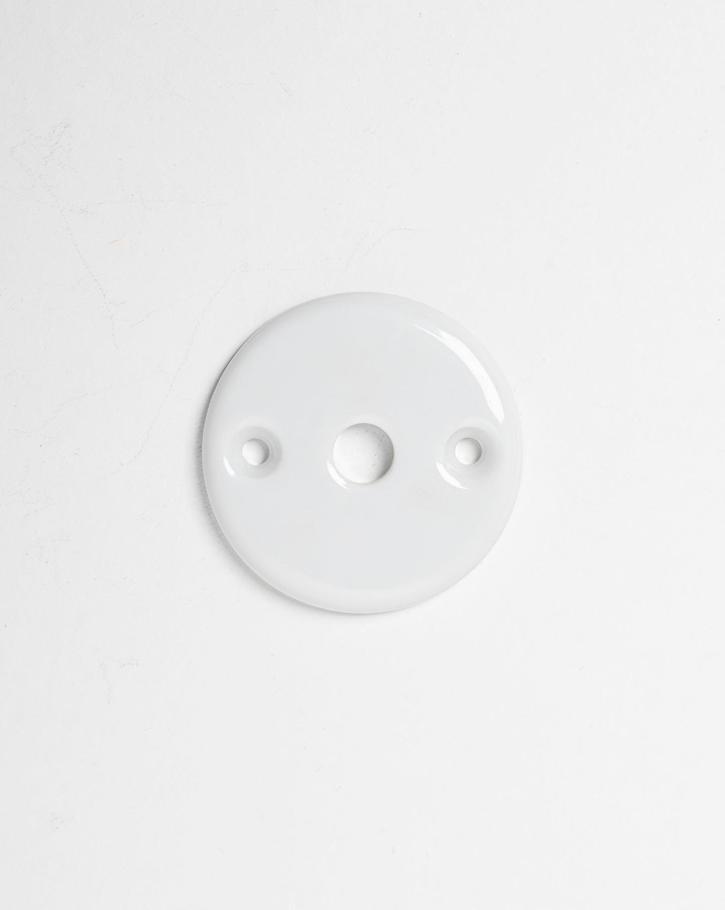 Rosaces de fermeture en porcelaine blanc