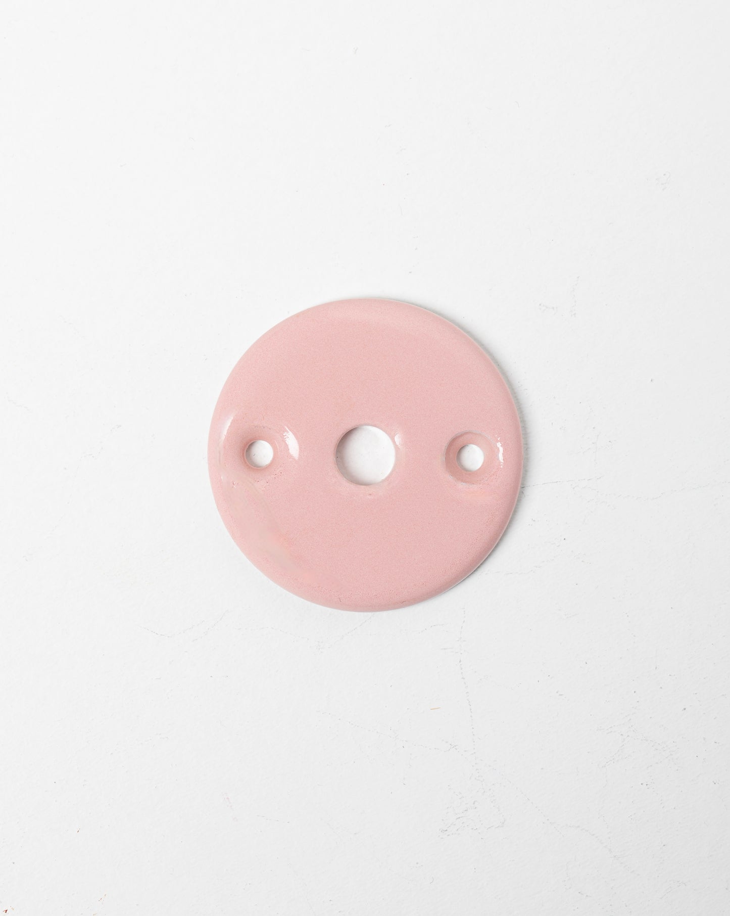 Rosaces de fermeture en porcelaine Vieux Rose