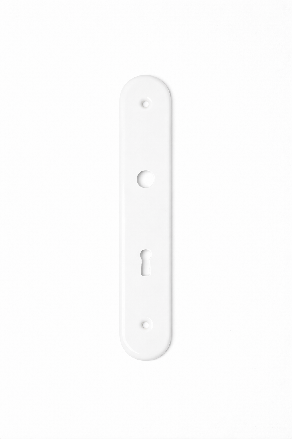 Plaques de porte poignée et fermetures en porcelaine blanc