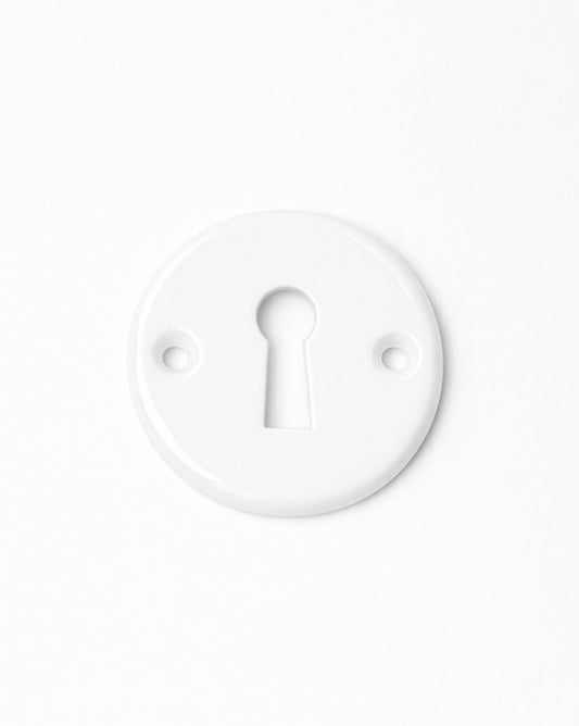 Rosaces de fermeture en porcelaine blanc