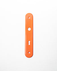 Plaques de porte poignée et fermetures en porcelaine de Limoges - Joy Orange