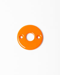 Rosace de poignée en porcelaine Joy orange