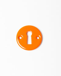 Rosaces de fermeture en porcelaine Joy Orange