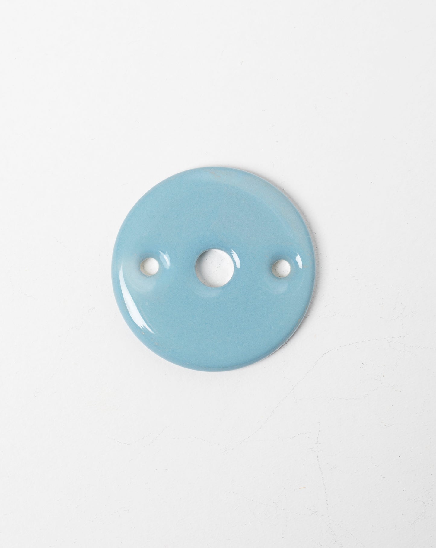 Rosaces de fermeture en porcelaine Bleu Spa