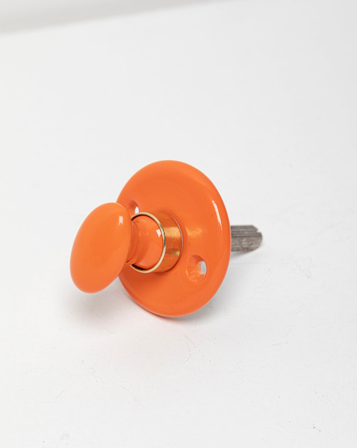 Rosaces de fermeture en porcelaine Joy Orange