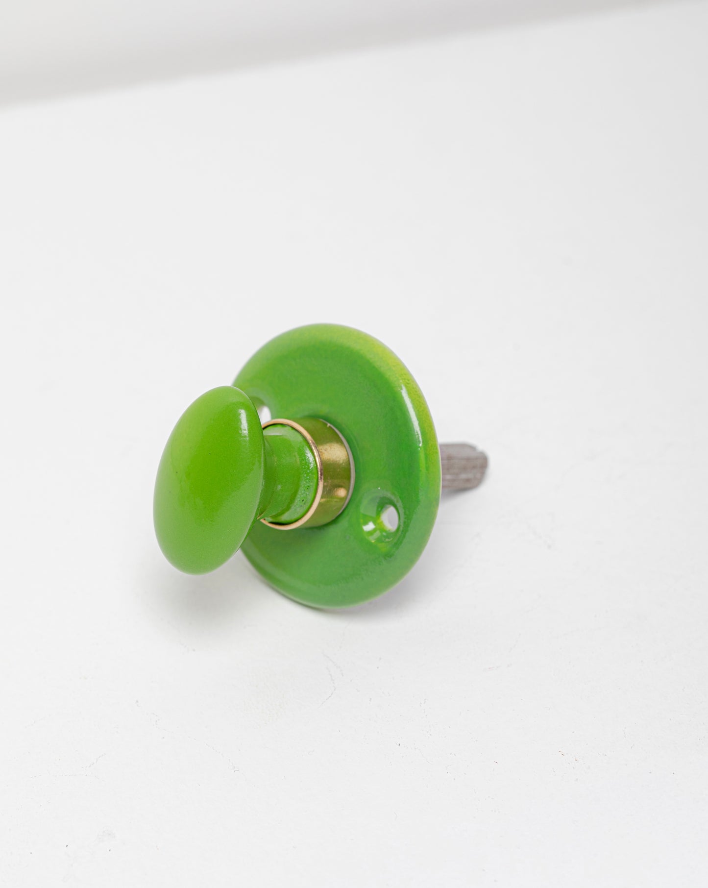 Rosaces de fermeture en porcelaine Joy Vert