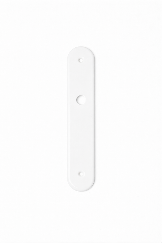 Plaques de porte poignée et fermetures en porcelaine blanc