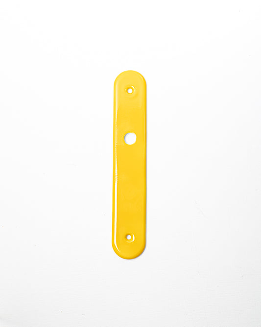 Plaque de porte en porcelaine de Limoges - Joy Jaune